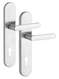 Sicherheitsbeschläge ROSTEX BK RX807-50 EXKLUSIV (CHROM-EDELSTAHL) - ROSTEX Glänzender Chrom-Edelstahl
