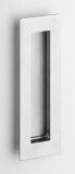 Schalen für Schiebetüren ROSTEX quadratisch 50x150mm (MATTER EDELSTAHL) - ROSTEX Edelstahl matt