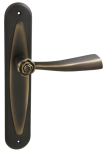 Türbeschlag MP LI - ROSE (OGS - Matt gebürstete Bronze) - MP OGS (Bronze gebürstet matt)