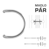 TÜRGRIFF MP M1 WA/A-DHP - Paar (LN - Polierter Edelstahl) - MP LN - leštěná nerez