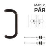 TÜRGRIFF MP M2 WA/A-DHP - Paar (Braun RAL 8019) - MP Brown