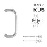 TÜRGRIFF MP M2 WA/C-DHP - Stück (BN - Gebürsteter Edelstahl) - MP BN (gebürsteter Edelstahl)