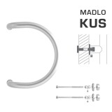 TÜRGRIFF M1 WA/C-DHP - Stück (BN - Gebürsteter Edelstahl) - MP BN (gebürsteter Edelstahl)