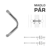 TÜRGRIFF MP M6 WA/A-DHP - Paar (LN - Polierter Edelstahl) - MP LN - leštěná nerez