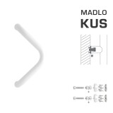 TÜRGRIFF MP M6 WA/BD-HOLZ - Stück (Weiß glänzend RAL 9016) - MP Bílá lesklá