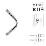 TÜRGRIFF MP M6 WA/BD-HOLZ - Stück (LN - Polierter Edelstahl) - MP LN - leštěná nerez