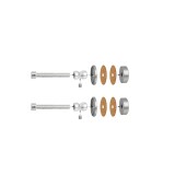 MP Befestigungsmaterial WA/CS Stück GLAS (Silber) - MP Silber