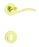 Türbeschlag COBRA KRISTINA-R (OLV - Messing poliert, glänzend) - COBRA OLV (poliertes, glänzendes Messing)