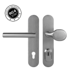 Schutzbeschläge MP MPK - SECURO S01 PLUS - SO M1 FAVORIT (BN - Edelstahl gebürstet) - MP BN (gebürsteter Edelstahl)
