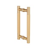 Türgriff MP SH 1770 - Paar (OLS - Messing gebürstet) - Länge: 250 mm200 mmØ 20 mm - MP OLS (geschliffenes und lackiertes Messing)