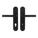 MP MPK Schutzbeschlag - SECURO A01 PLUS - SO FAVORIT (F5 - Schwarz matt) - mit Abdeckung - MP Schwarz