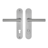 MP MPK Schutzbeschlag - SECURO A01 PLUS - SO FAVORIT (F9 - Edelstahl eloxiert) - mit Abdeckung - MP F9 (Aluminium Edelstahl)