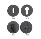 Türrosette MP TI - R 5S (BS PVD - Schwarz matt PVD) - MP BS PVD - Černá matná