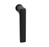 Euro-Fenstergriff MP VM - DK - BAAR - R mini (BS - Schwarz matt) - MP BS (mattschwarz)