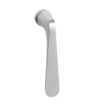 Euro-Fenstergriff MP VM - DK - PEPE - R mini (OCS - Gebürstetes Chrom) - MP OCS (gebürstetes Chrom)