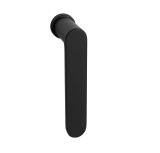 Euro-Fenstergriff MP VM - DK - PURE - R mini (BS - Schwarz matt) - MP BS (mattschwarz)