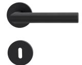 Türbeschlag MP Lucia Profesional R (BS - Mattschwarz) - MP BS (mattschwarz)