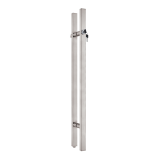 VERRIEGELUNGSGRIFF TWIN SQUARE H 8071 - 1500/1125mm (E) - Paar - Twin E (Edelstahl matt)