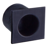 Quadratischer Frontgriff ROSTEX (mattschwarz) - ROSTEX SCHWARZ