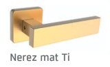 Türbeschläge ROSTEX CASTELO/H (EDELSTAHL MATTITAN) - ROSTEX Edelstahl matt Ti