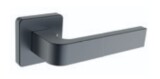 Türbeschläge ROSTEX DANTE/H mit Stiften (PLATINA MAT) - Rostex Platina mat