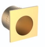 Quadratischer Frontgriff ROSTEX (Edelstahl matt titan) - ROSTEX Ti-Matte