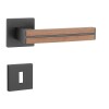 Türbeschläge MP AS - IMPERATA - HR 7S (BS - Schwarz matt / Walnussholz)