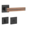 Türbeschläge MP AS - IMPERATA - HR 7S (BS - Schwarz matt / Walnussholz)