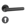 Türbeschläge MP AS - EGERIA - R 7S (BS - Schwarz matt / schwarzes Leder)