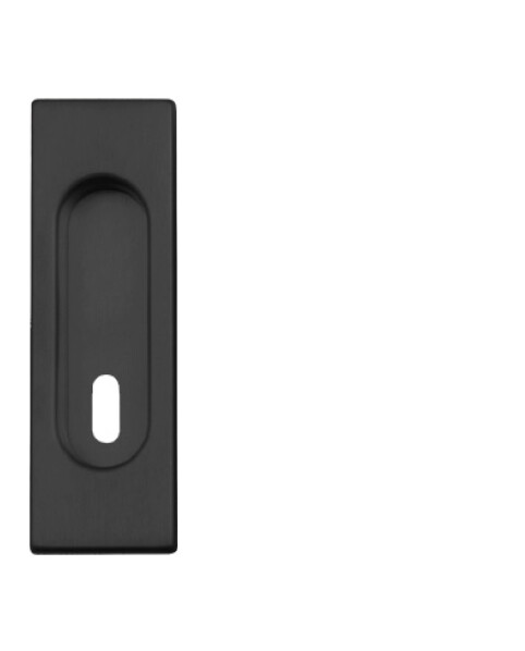 Schale für Schiebetüren MP SQUARE FT 3663AF BB/D (BS - schwarz matt)