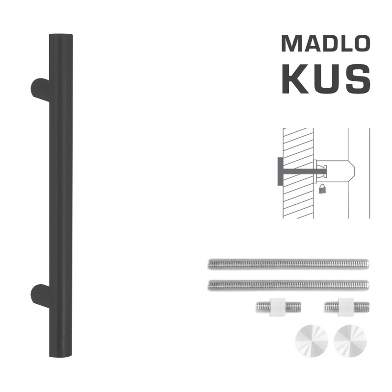 TÜRGRIFF MP Code K00 Ø 35 mm UN - Stück (BS - Mattschwarz)