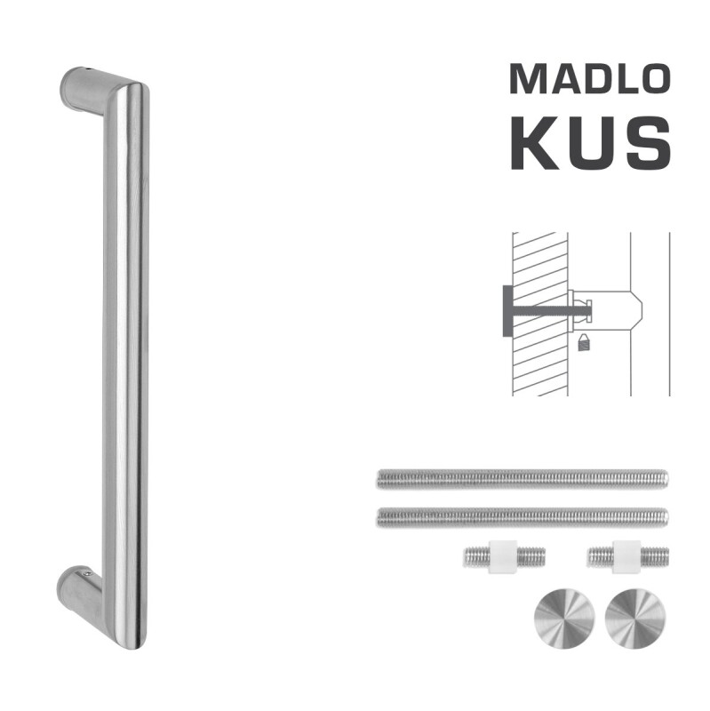 TÜRGRIFF MP Code K02 Ø 25 mm UN - Stück (BN - Gebürsteter Edelstahl)
