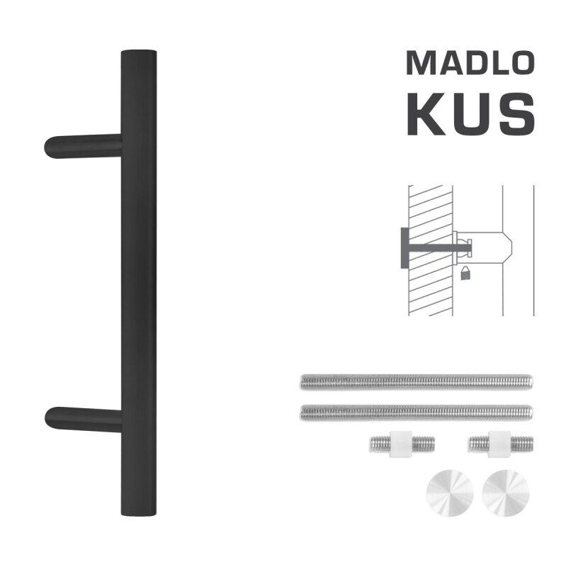 TÜRGRIFF MP Code K10 Ø 35 mm UN - Stück (BS - Mattschwarz)