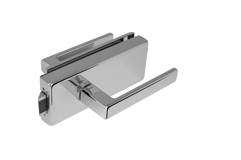 MP Glasschloss mit Griff SONIA 4014 – ohne Loch (OC – Chrom poliert)
