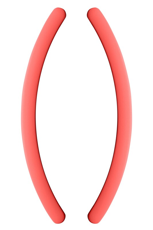 Türgriff für Schiebetüren MP ONE - Paar (Rot matt) - Länge 375 mm