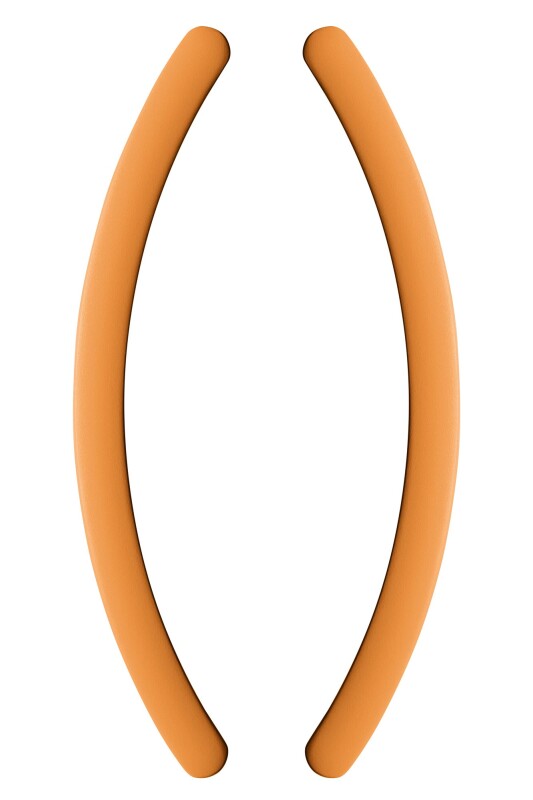 SCHIEBETÜRGRIFF MP ONE - Paar (Orange matt) - 375 mm