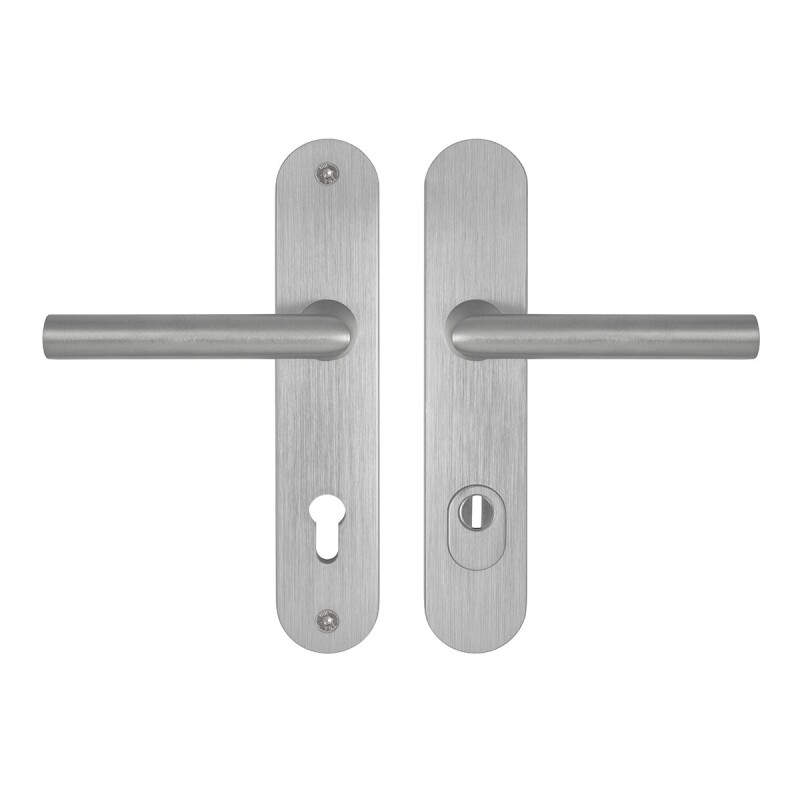 MP MPK Schutzbeschlag - SECURO A01 PLUS - SO FAVORIT (F9 - Edelstahl eloxiert) - mit Abdeckung