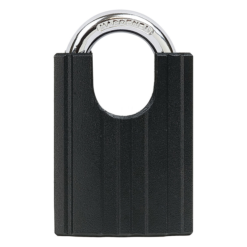 Stahlvorhängeschloss mit Bügelabdeckung RICHTER RV.STONE.38