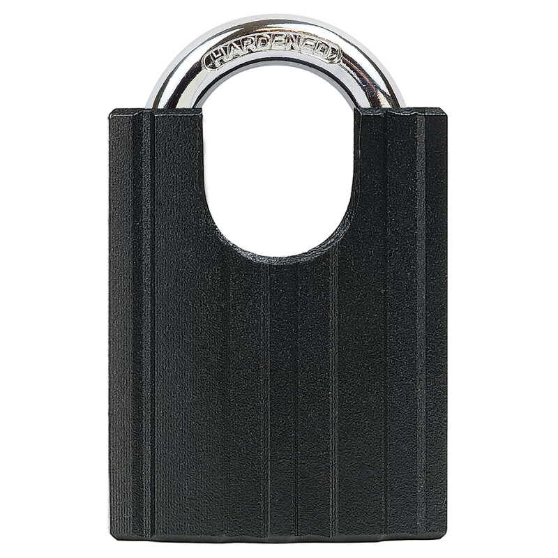 Stahlvorhängeschloss mit Bügelabdeckung RICHTER RV.STONE.63