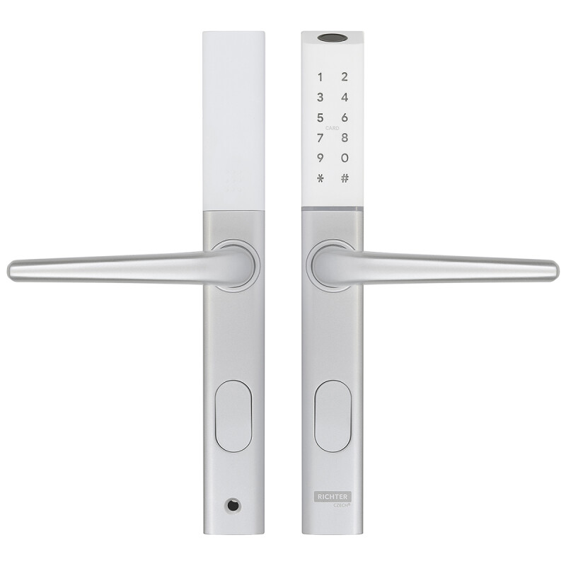 Richter digitaler Türgriff DH.S3B-C.STR (silber)