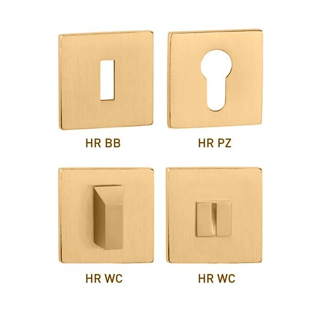 Türrosette MP - TI - HR 5S (OLS - Messing gebürstet)