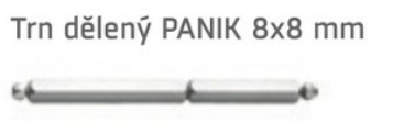 Geteilter Dorn ROSTEX PANIC 8x8 mm