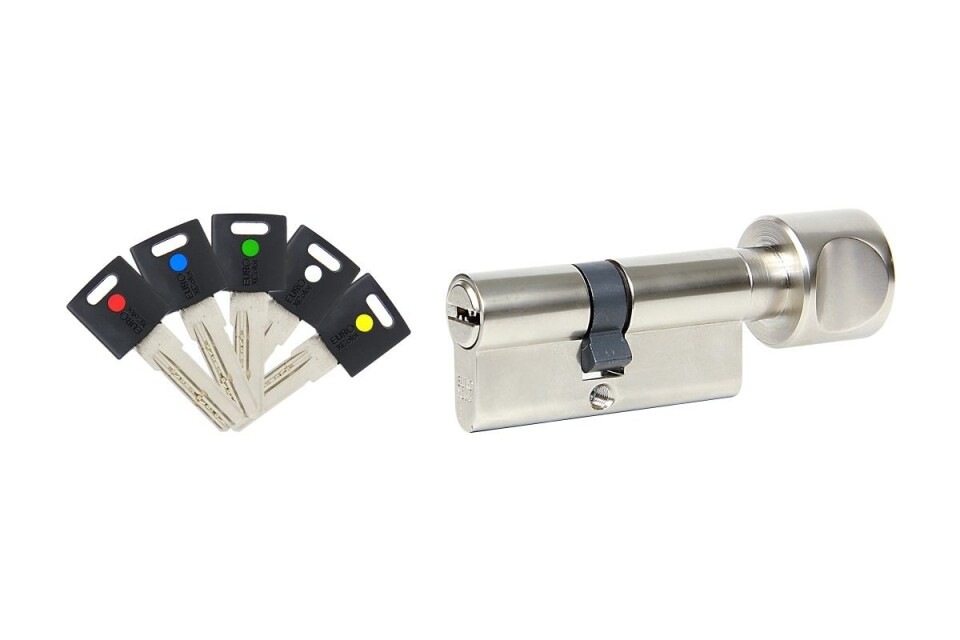 Zylinderbaueinsatz mit Knopf Richter EURO XCOLOR RC1