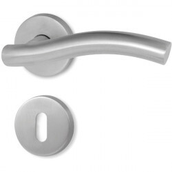 HOLAR Türbeschläge mit runder Rosette MT 10 (Edelstahl)