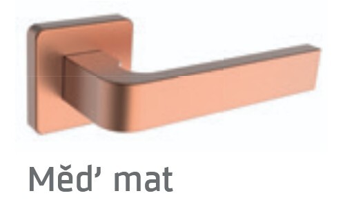 Türbeschläge ROSTEX DANTE/H mit Stiften (KUPFER MATT)