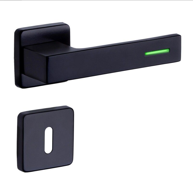 Türbeschläge ROSTEX RAVENA/H LUMINO (SCHWARZ)