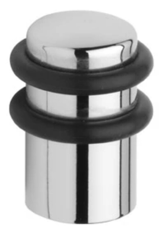 ROSTEX runder Türstopper (verchromter Edelstahl)