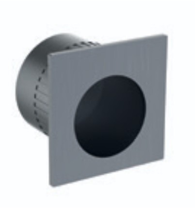 Quadratischer Frontgriff ROSTEX (Platin matt)