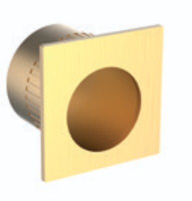 Quadratischer Frontgriff ROSTEX (Edelstahl matt titan)