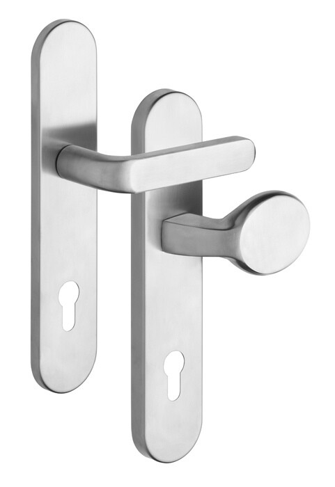 Sicherheitsbeschläge ROSTEX RX 802-50 SOLID 3. Klasse (PLATINMAT)